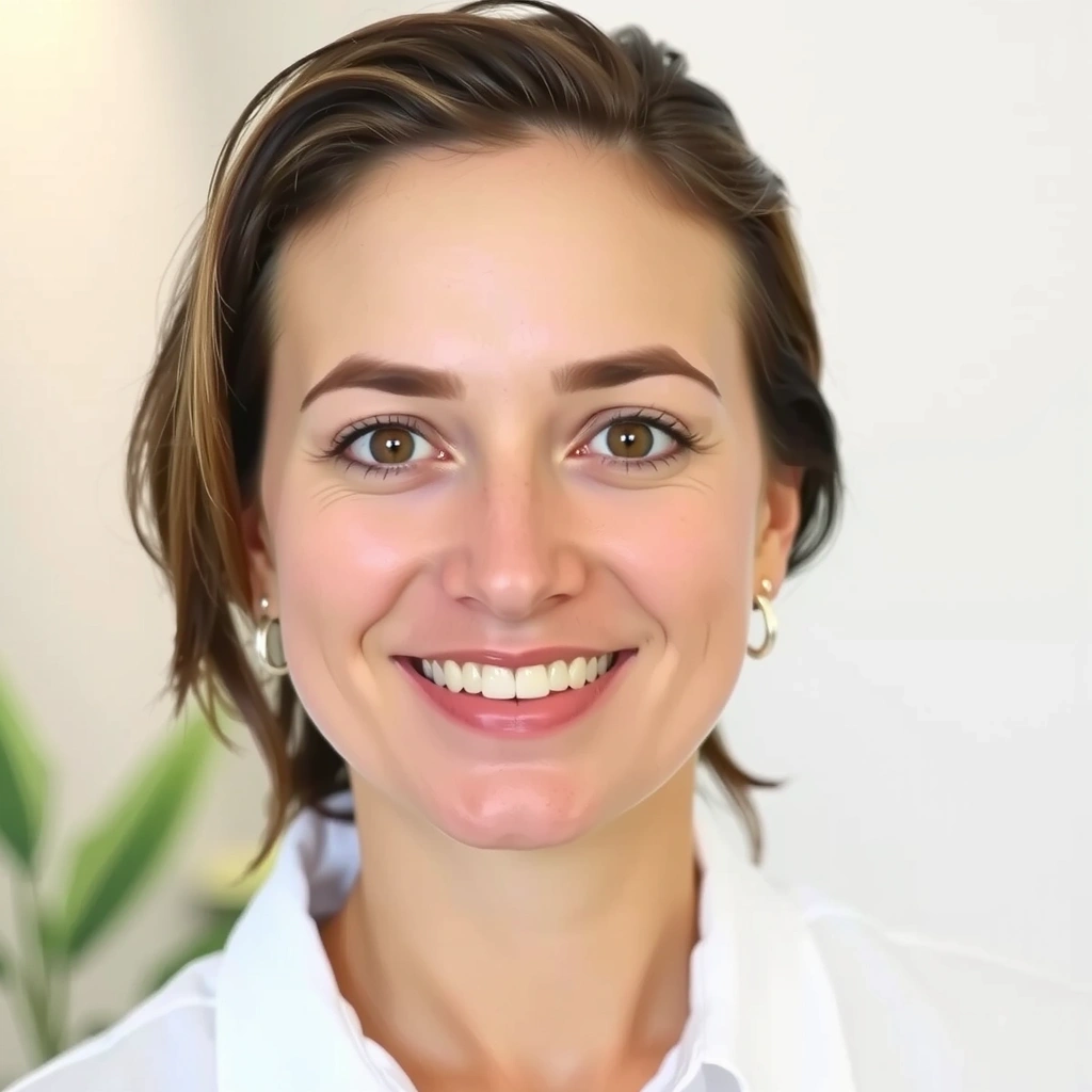 Happy female customer testimonial